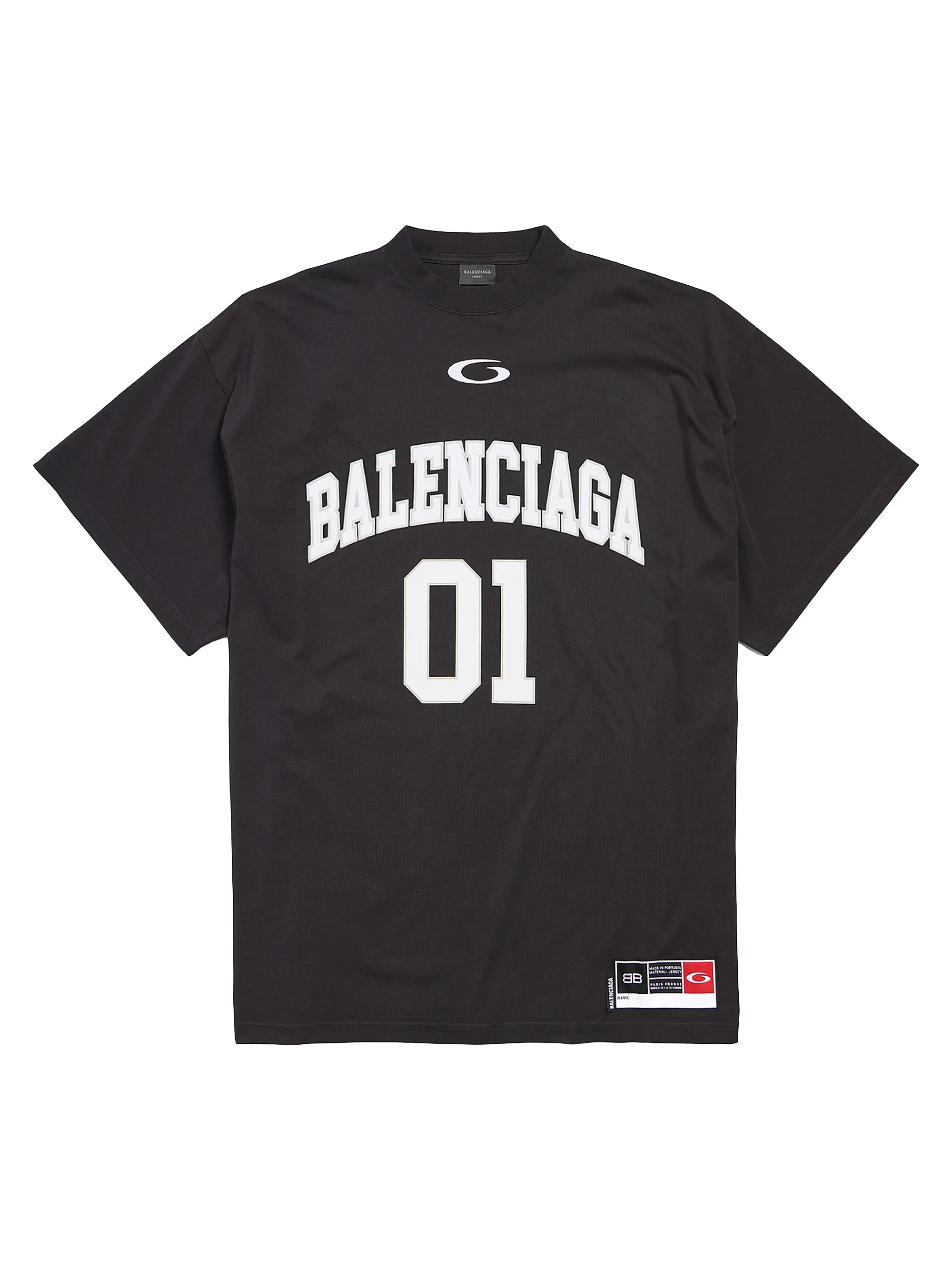 Balenciaga Basketball Series Oversized T-Shirt Black