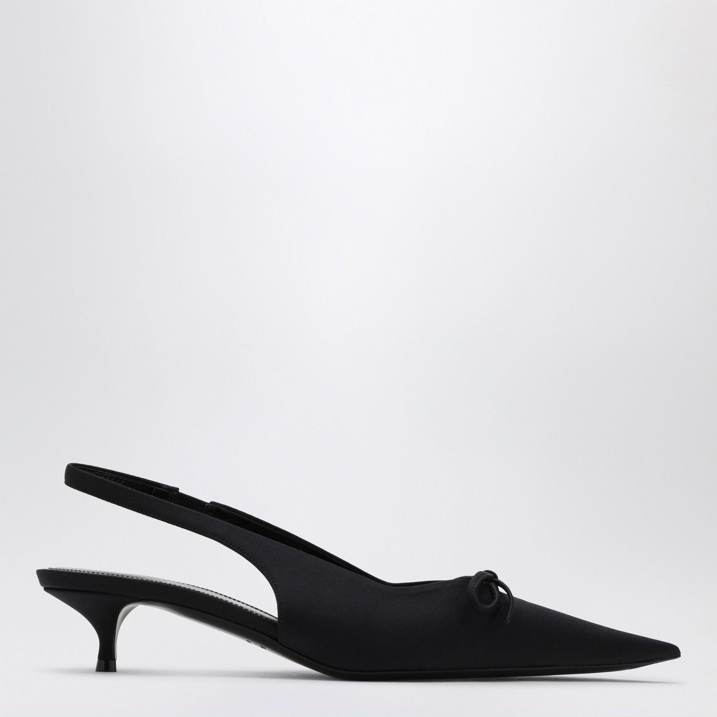 Balenciaga Black Slingback With Bow