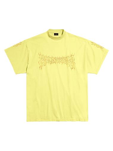 Balenciaga Darkwave T-Shirt Oversized Yellow
