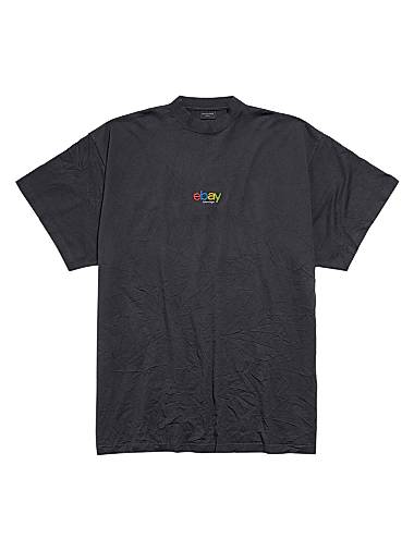 Balenciaga Ebay T-Shirt Oversized Black