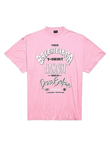 Balenciaga Has Not Been Done T-Shirt Oversized Pink