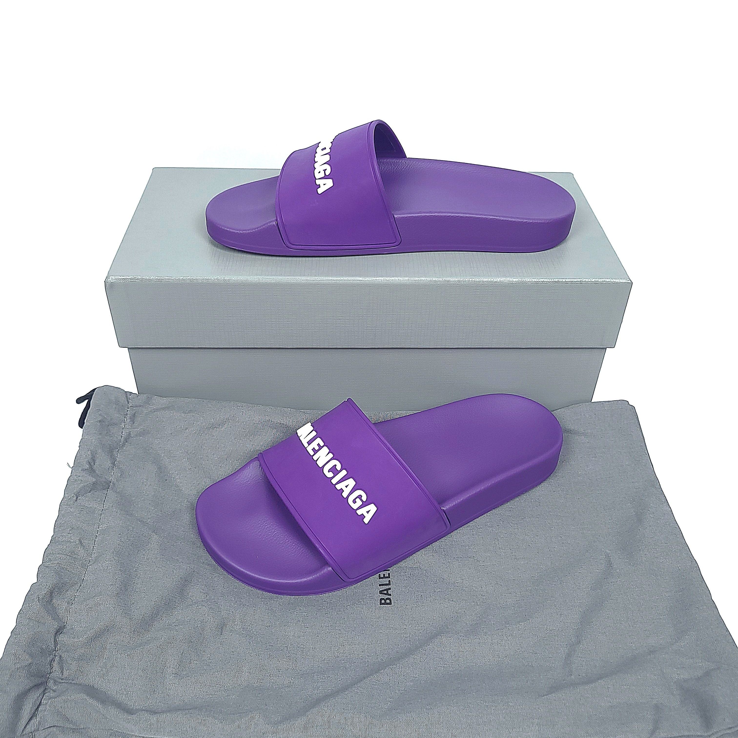 Balenciaga Logo Slide Slippers - SKU 1421