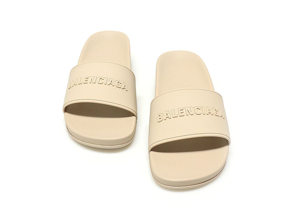 Balenciaga Rubber Pool Clog Slide Sandals Women's Slippers 38 - 707094