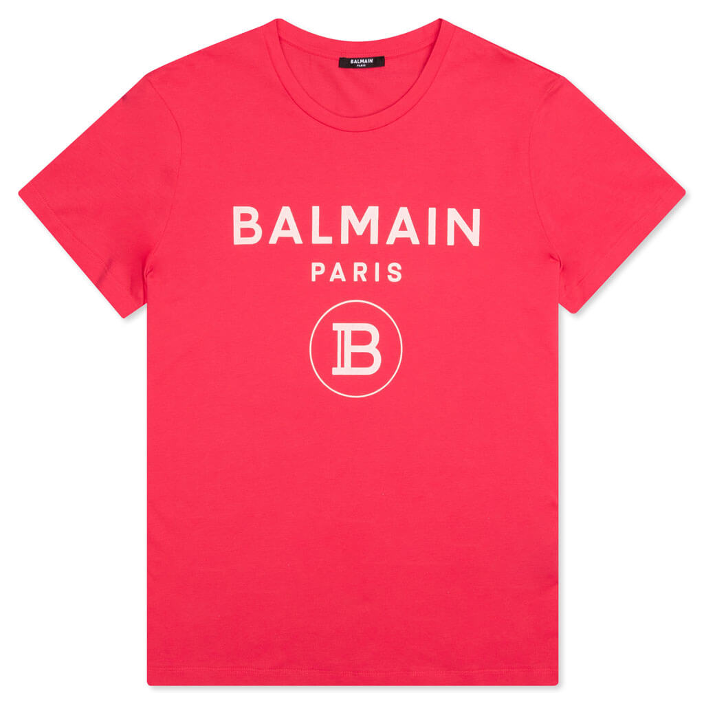 Balmain Cracked T-Shirt - Fuschia