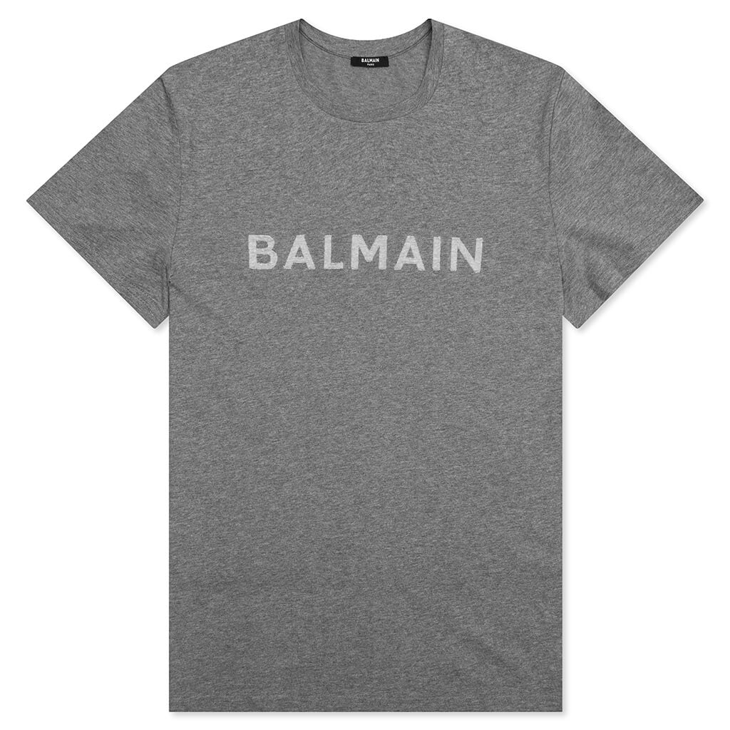 Balmain Eco Sustainable Cut T-Shirt - Dark Grey