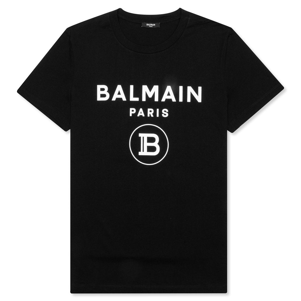 Balmain Flock T-Shirt - Black