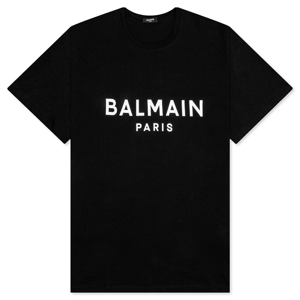 Balmain Printed T-Shirt - Noir/Blanc