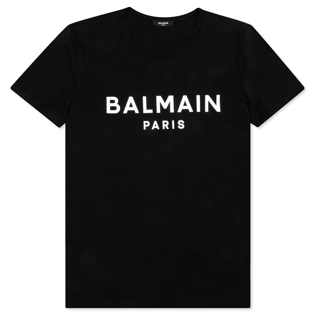 Balmain Printed T-Shirt - Noir/Blanc