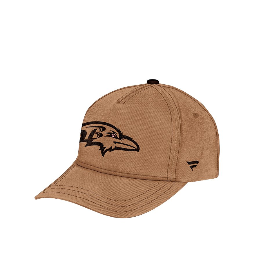 Baltimore Ravens Nfl Veterans Salute To Service Brown Personalized Classic Baseball Cap
