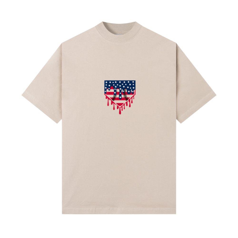 Baseball Drip Boy Ice Cream Patriotic American Flag 4th July 3