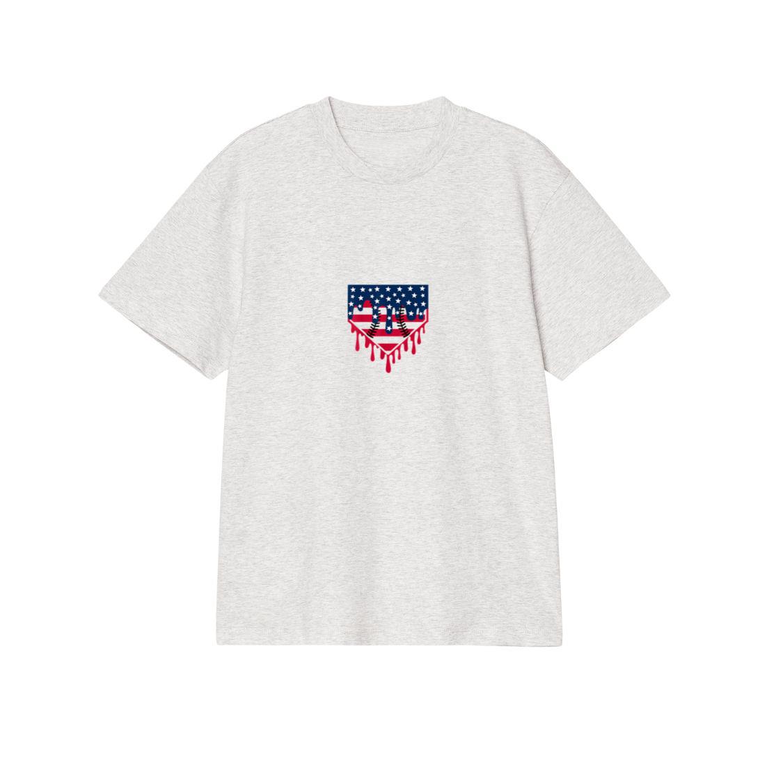 Baseball Drip Boy Ice Cream Patriotic American Flag 4th July 2