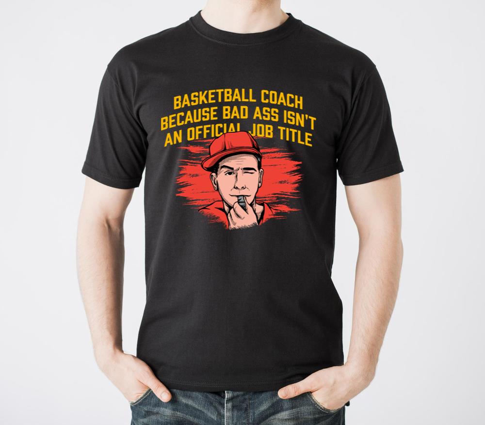 Basketball Coach Official Job Title Funny Basketba1 - Unisex Standard T-Shirt