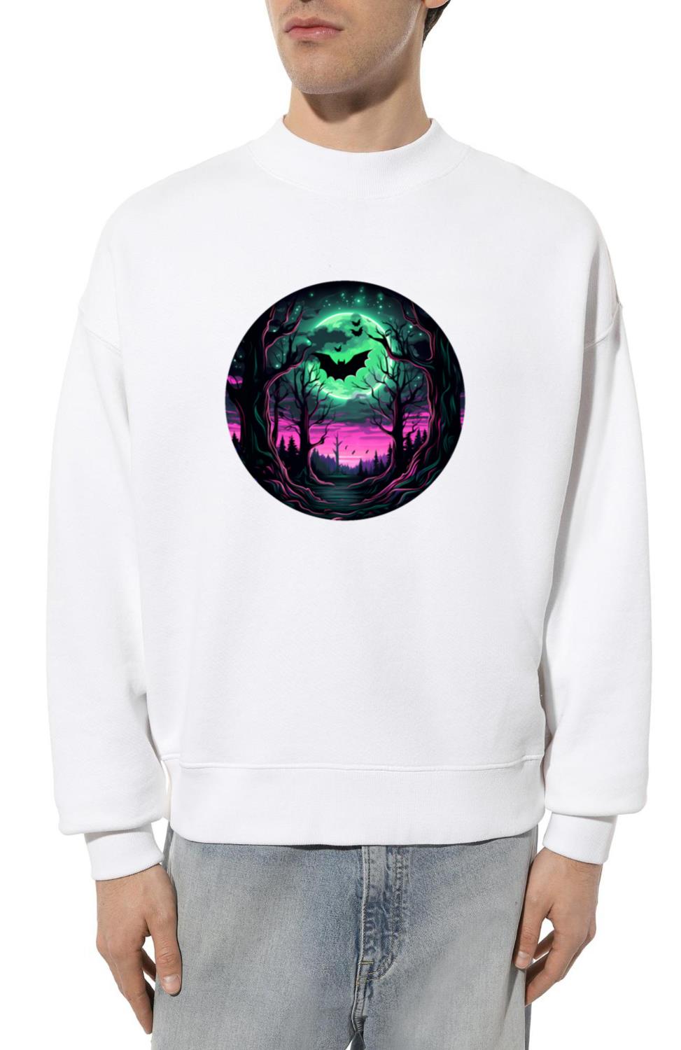 Bat Bats Fruit Bats Halloween - Unisex Sweatshirt
