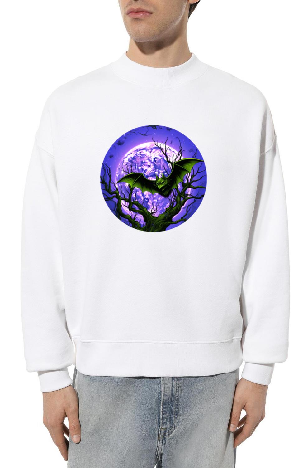 Bat Bats Fruit Bats Halloween_1 - Unisex Sweatshirt