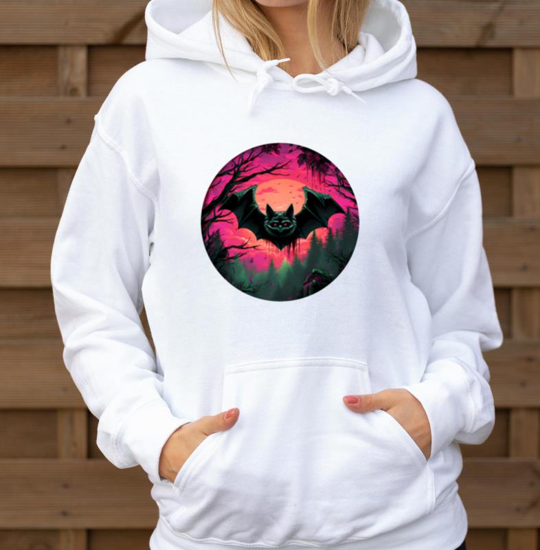 Bat Bats Fruit Bats Halloween_2 - Unisex Hoodie