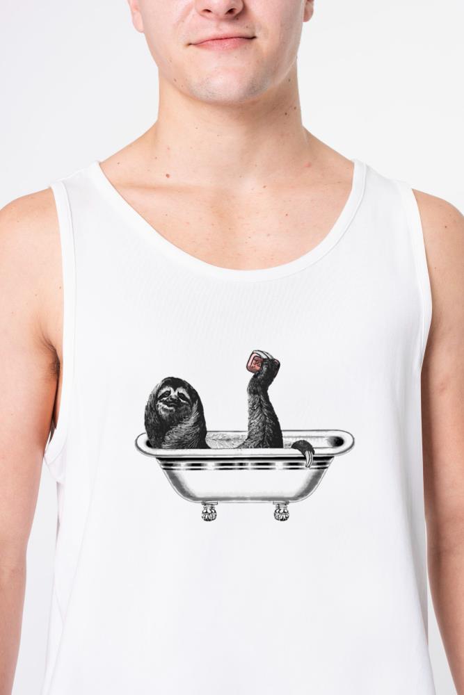 bathroom sloth - Unisex Tank Top