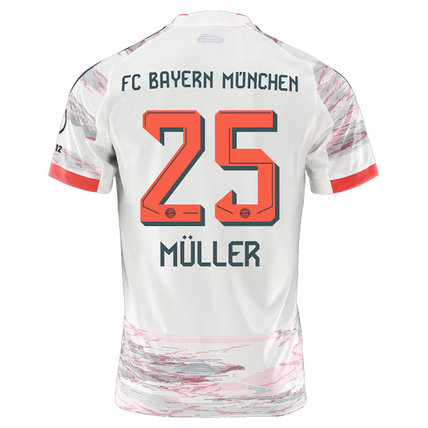 Bayern Munich Away MULLER 25 Jersey 2025-26