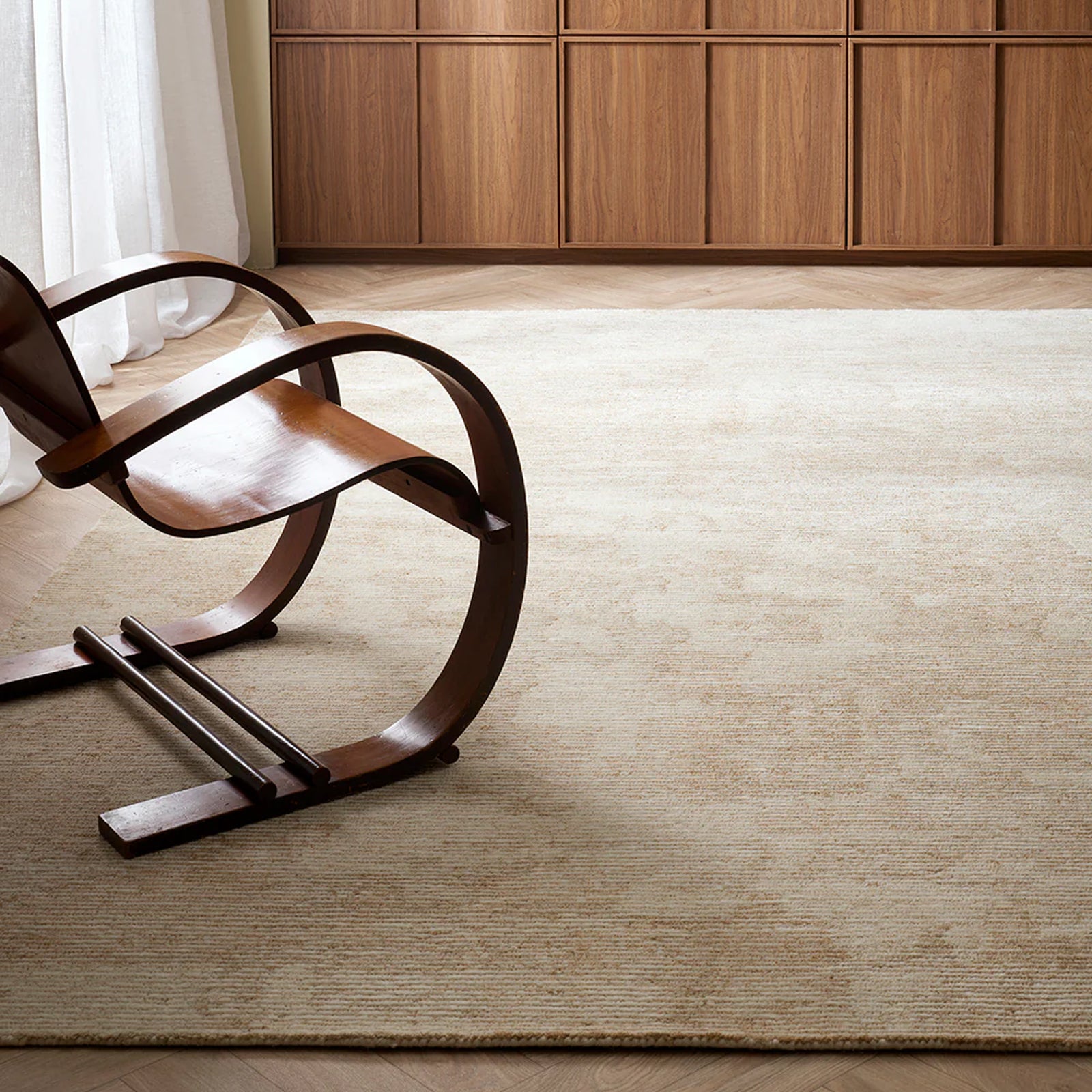 Modern Low Profile Swivel Sofa