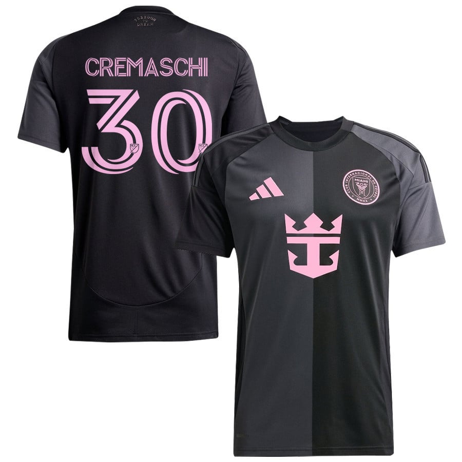 Benjamin Cremaschi 30 Inter Miami CF 2025 The Fortitude Kit Men Jersey - Black