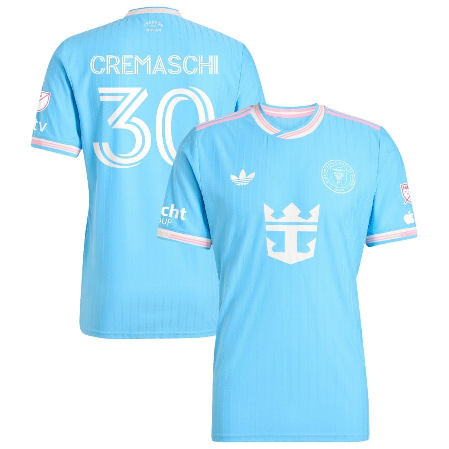 Benjamin Cremaschi 30 Inter Miami CF Originals 2025 Third Men Jersey - Blue