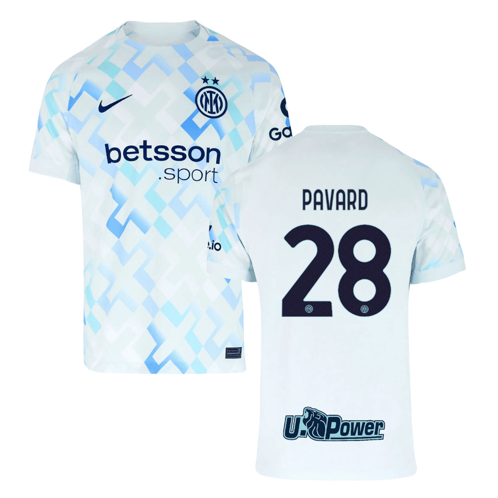Benjamin Pavard 28 Inter Milan 2025/26 Away Men Jersey - White