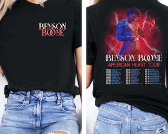 Benson Boone American Heart Tour Shirt, Benson Boone Tshirt