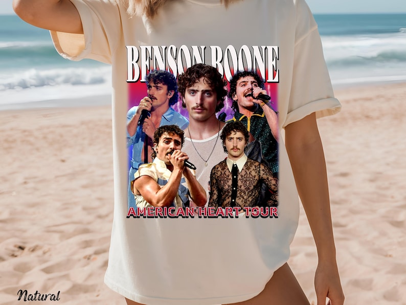 Benson Boone Fireworks & Rollerblades Tour Vintage Shirt, Gift For Fan Unisex T-Shirt Youth