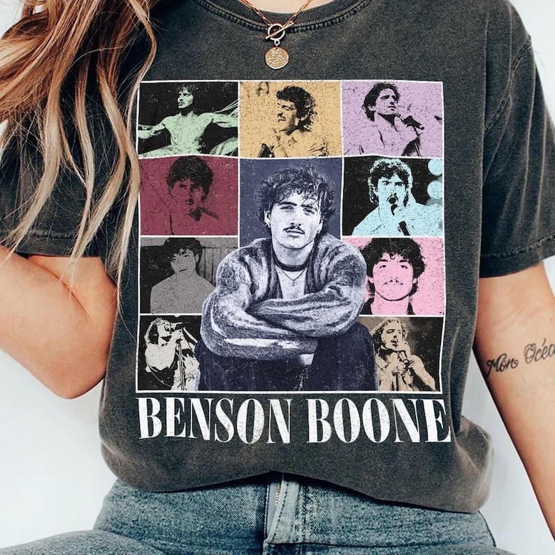 Benson Boone Tour Vintage Shirt, Gift For Fan Unisex