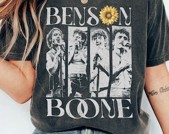Benson Boone Vintage Tour Album 2025 Concert Gift Unisex Shirt