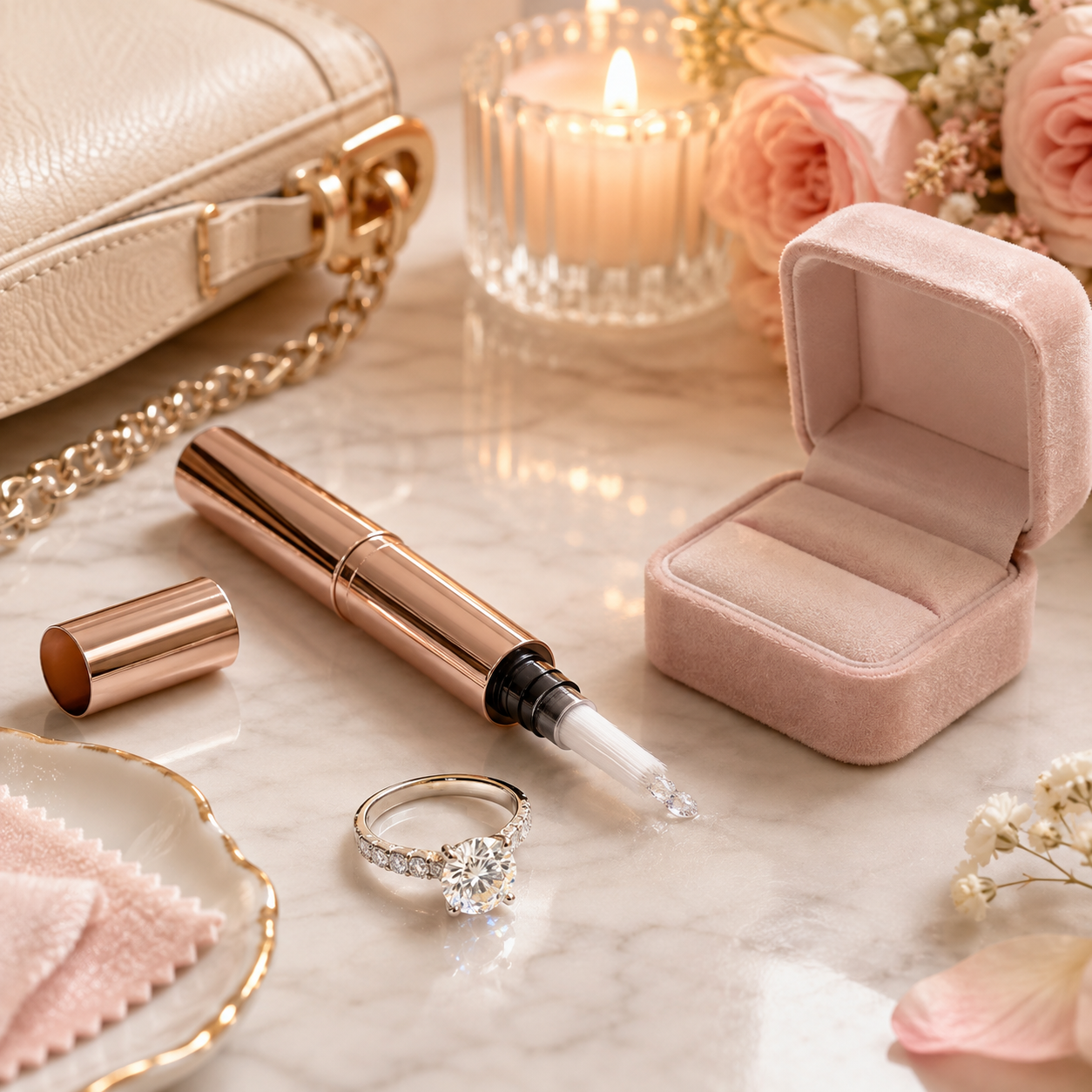 The Diamond Dazzle Stik Portable Ring Cleaner