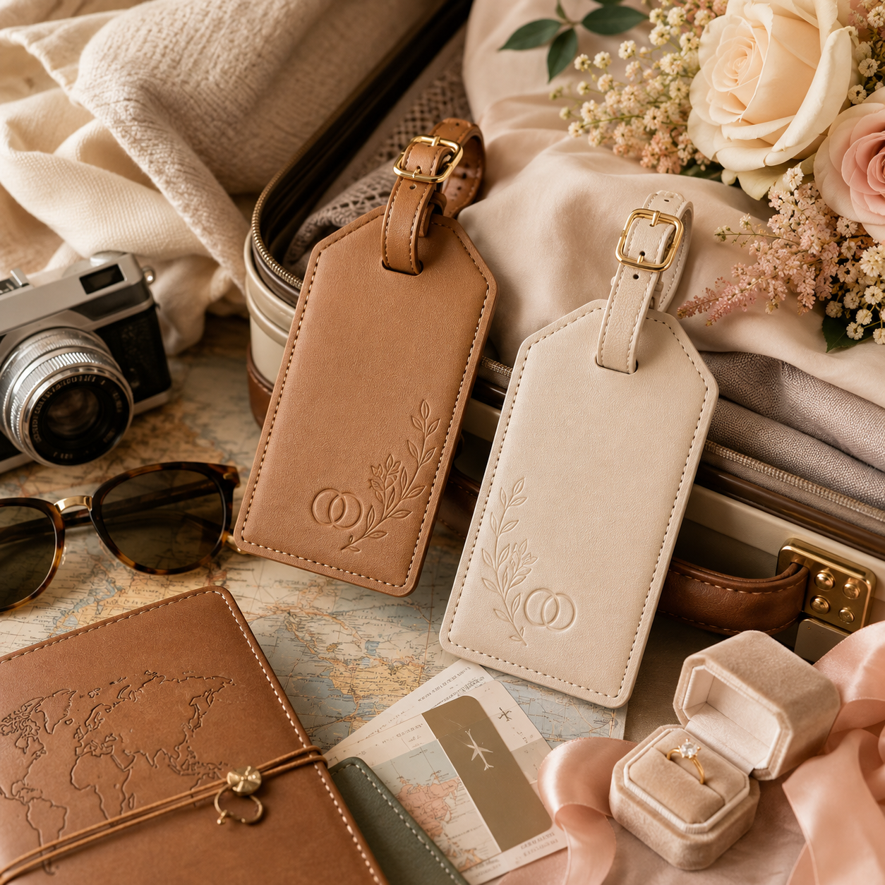 Travel-Themed Engagement Gifts for Couples
