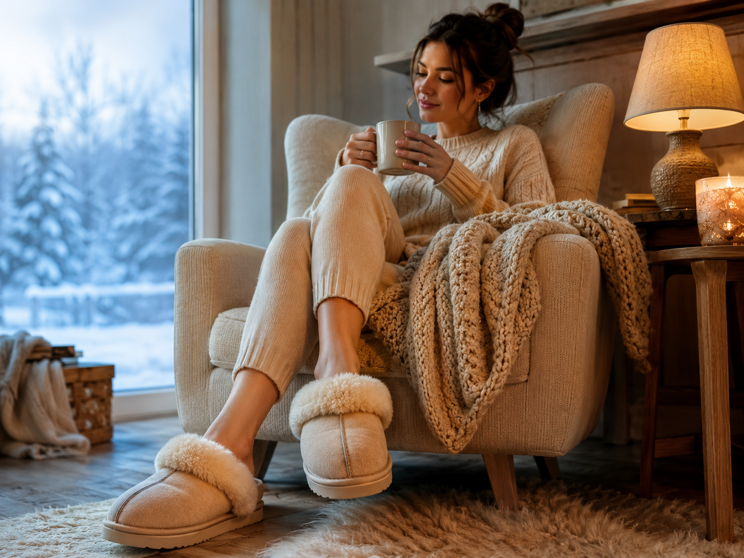 Ultra-Plush Shearling Slippers