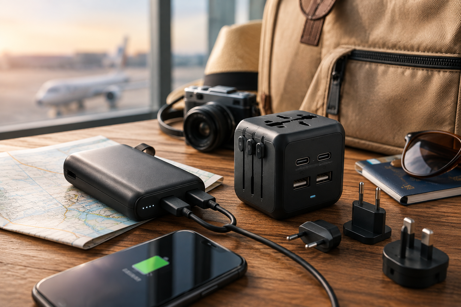 Portable Power Banks and Universal Adapters