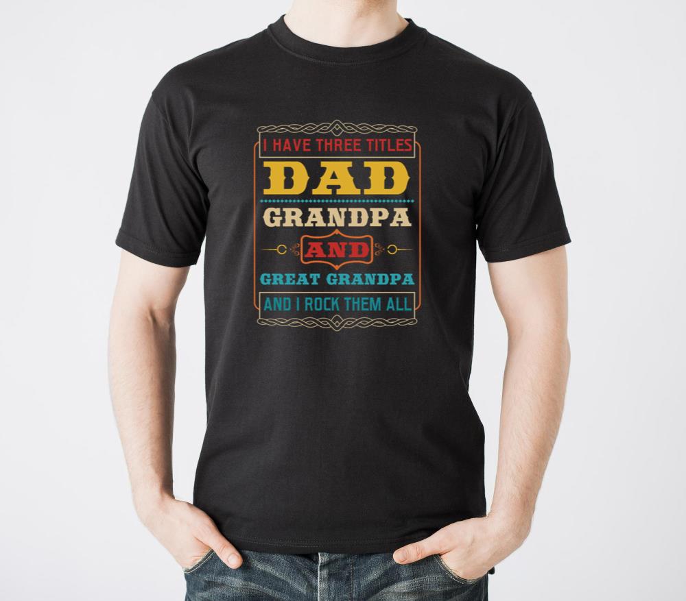 Best Grandpa Ever Grandfather Gramps Grandparents - Unisex Standard T-Shirt