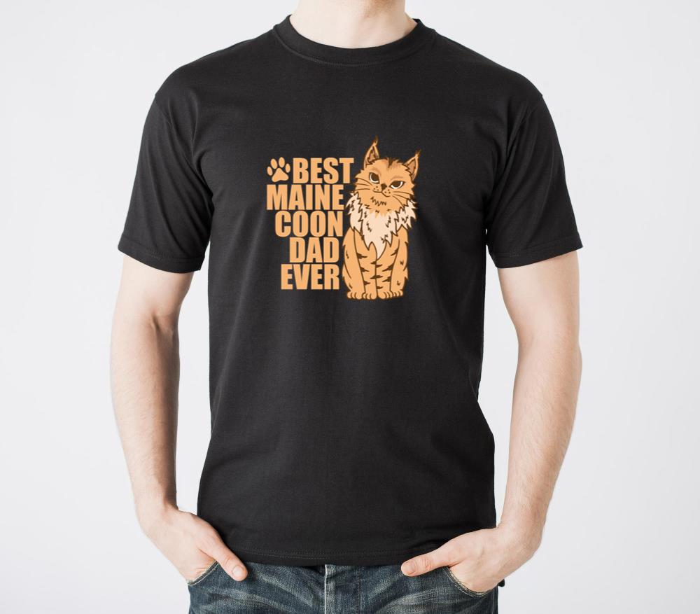 Best Maine Dad Ever Cat Pet - Unisex Standard T-Shirt