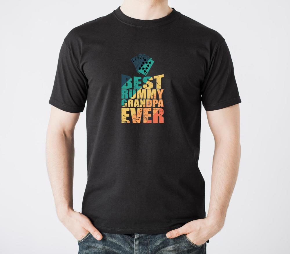 Best Rummy Grandpa ever Card Game Romme - Unisex Standard T-Shirt