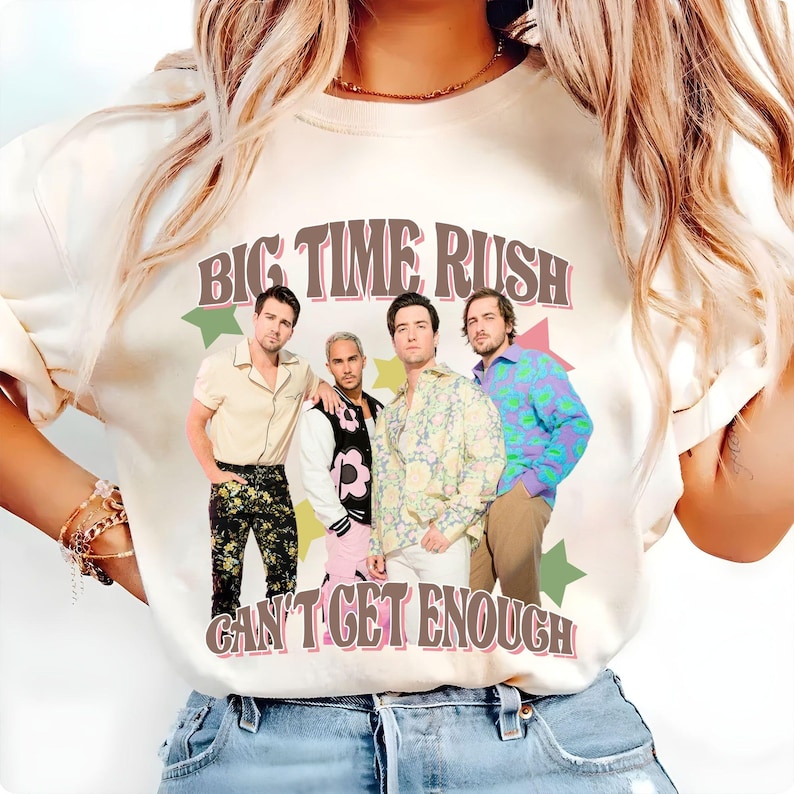 Big Time Rush In Real Life Worldwide Shirt For Fan