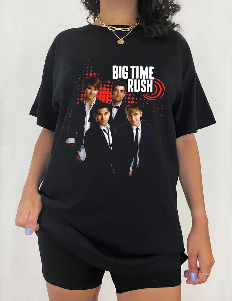 Big Time Rush In Real Life Worldwide Tour 2025 Shirt Black