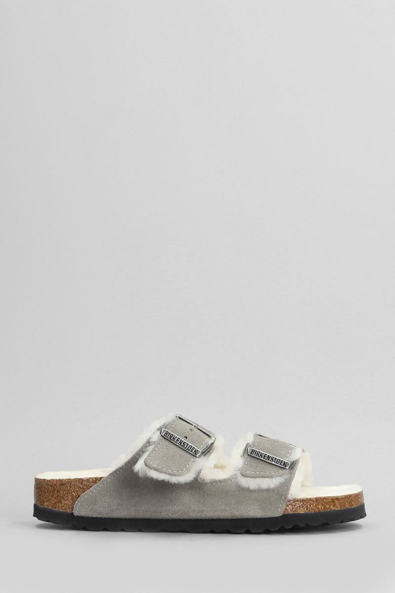 Birkenstock Arizona Shearling Flats