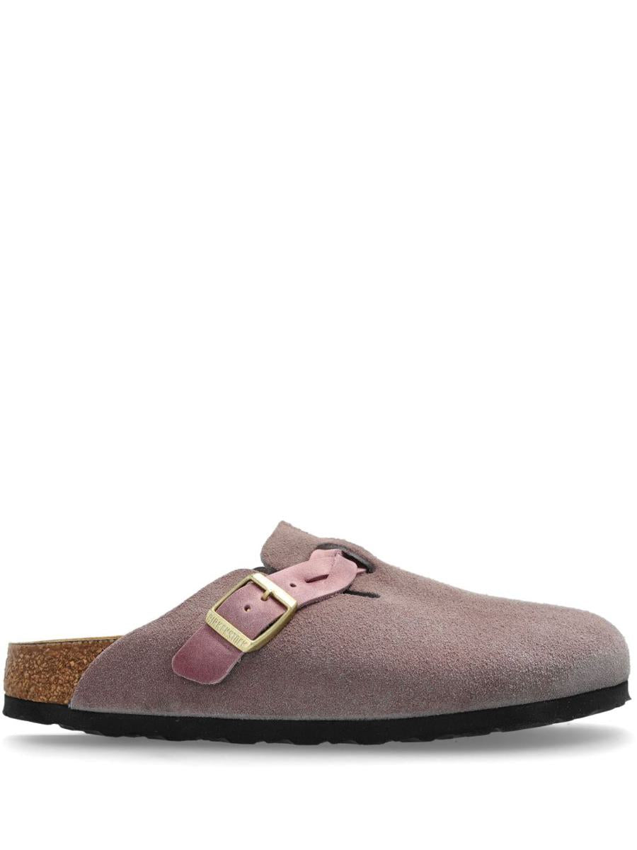 Birkenstock Boston Suede Leather Slippers