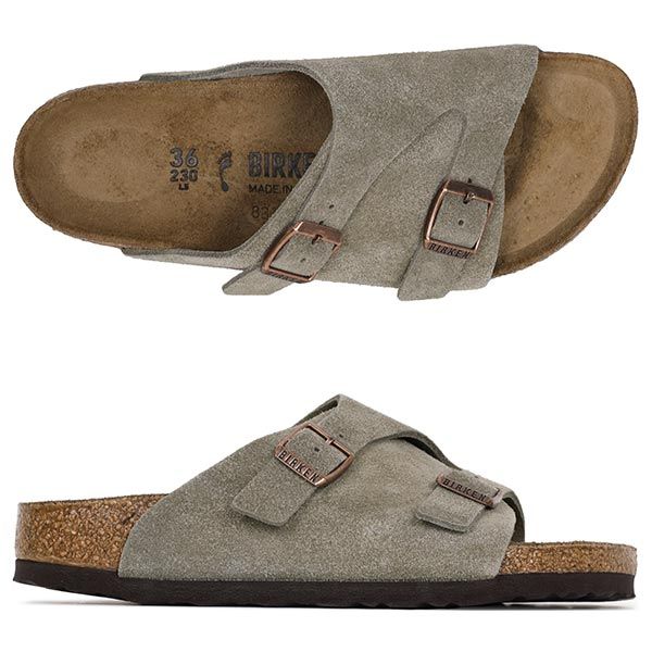 Birkenstock Suede Slide Sandals ZURICH BS 050463 00002