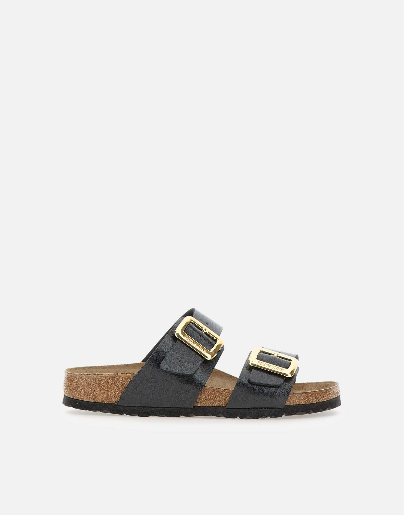 Birkenstock Sydney Cushion Buckle Black Sandals