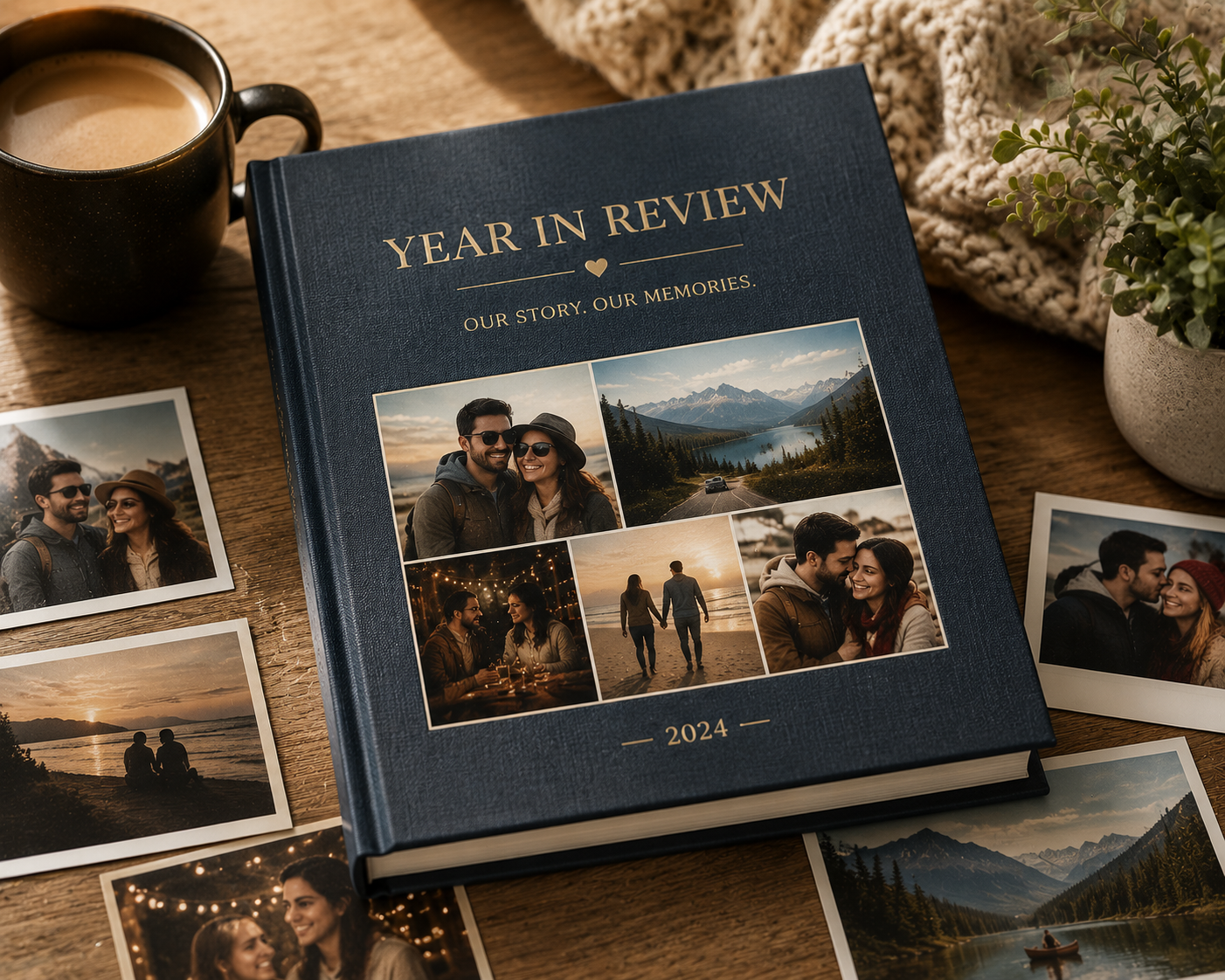 Hardcover "Year in Review" Photo Book