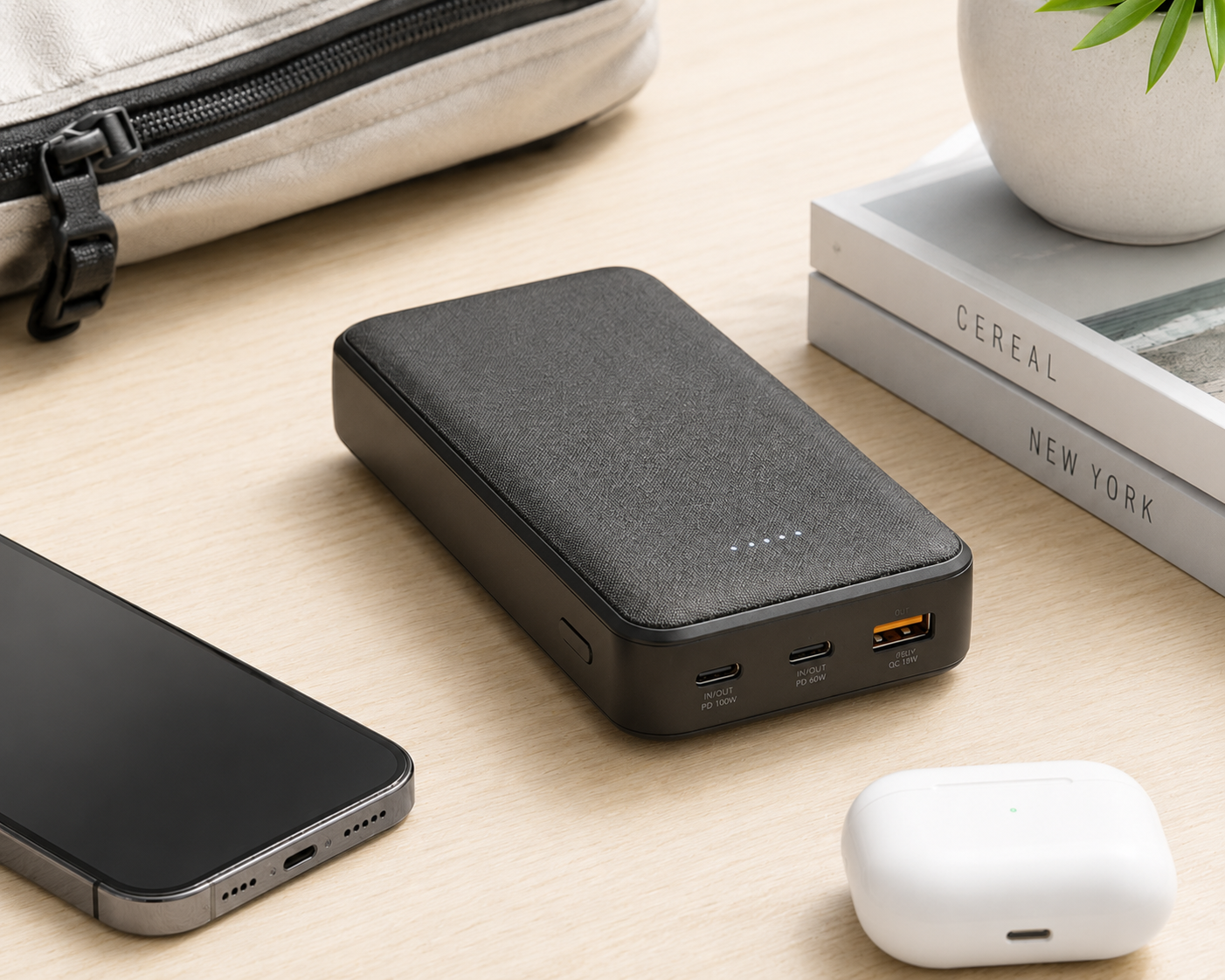 High-Capacity Portable Power Bank