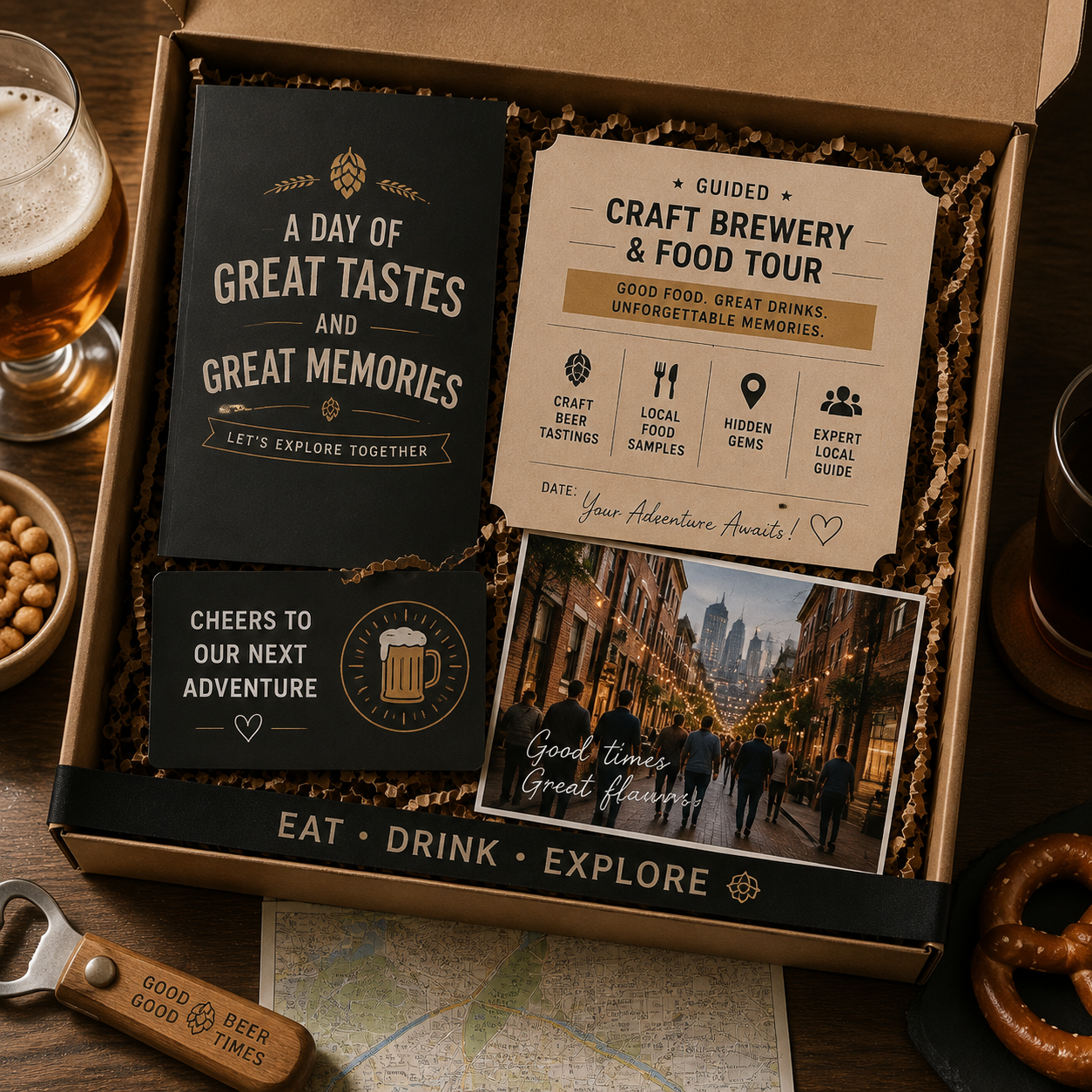 Guided Craft Brewery or Food Tour