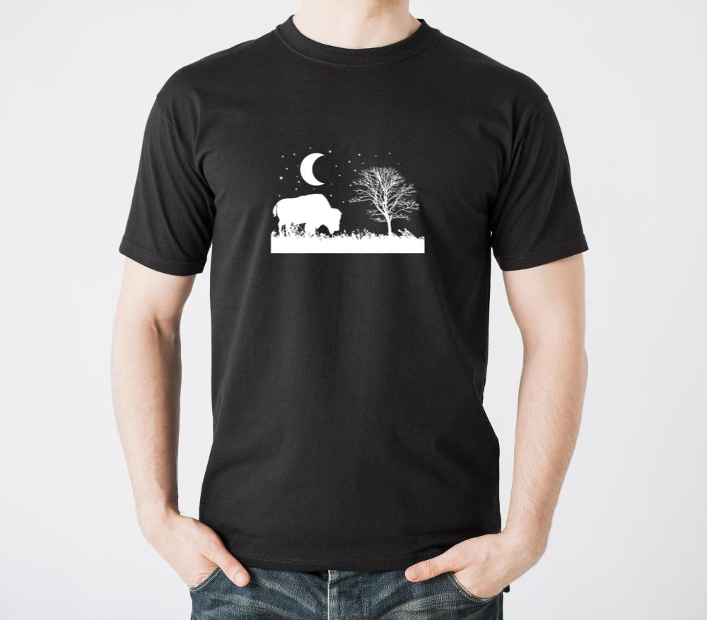 Bison eating Grass Animal - Unisex Standard T-Shirt