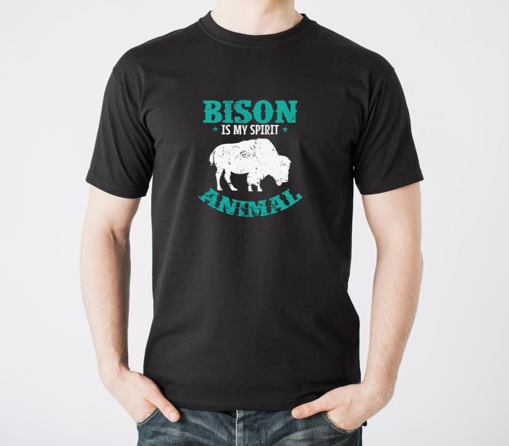 Bison is my Spirit Animal Tier - Unisex Standard T-Shirt