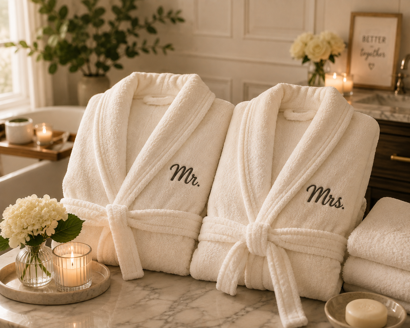 Matching Monogrammed Robes