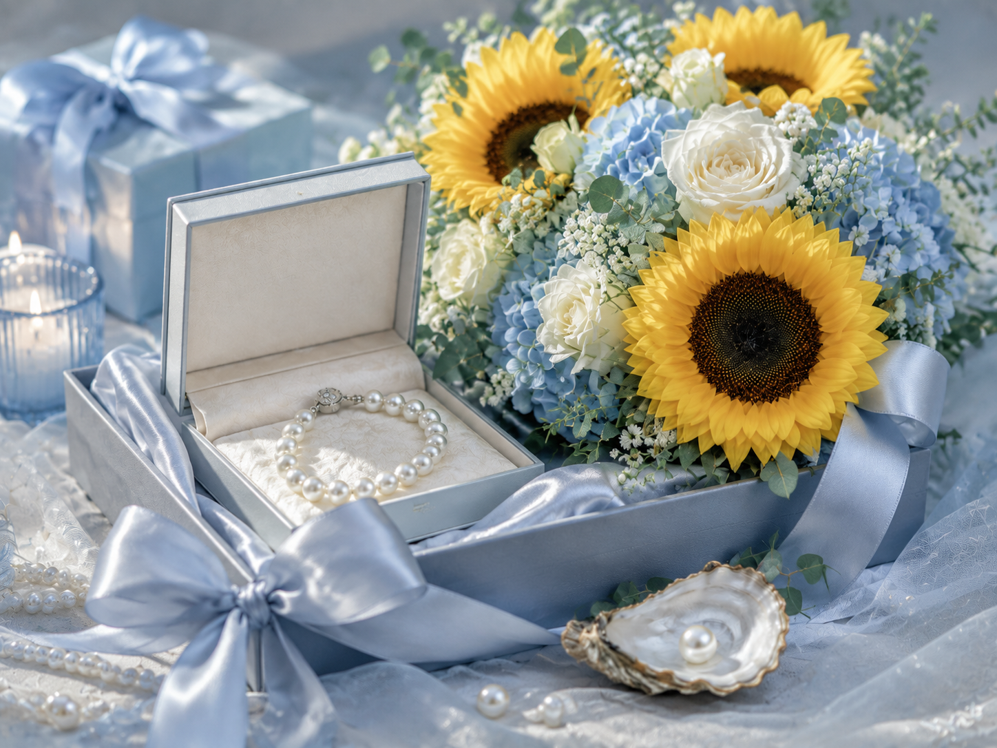 The Official Gemstone and Flower: Pearl and Sunflower