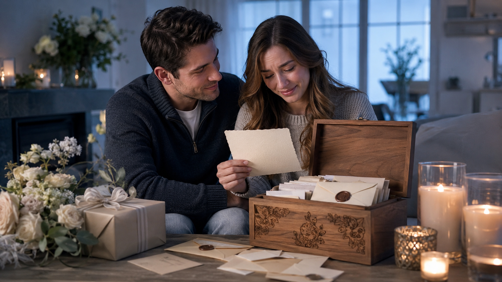 "Letters to the Bride" Keepsake Box